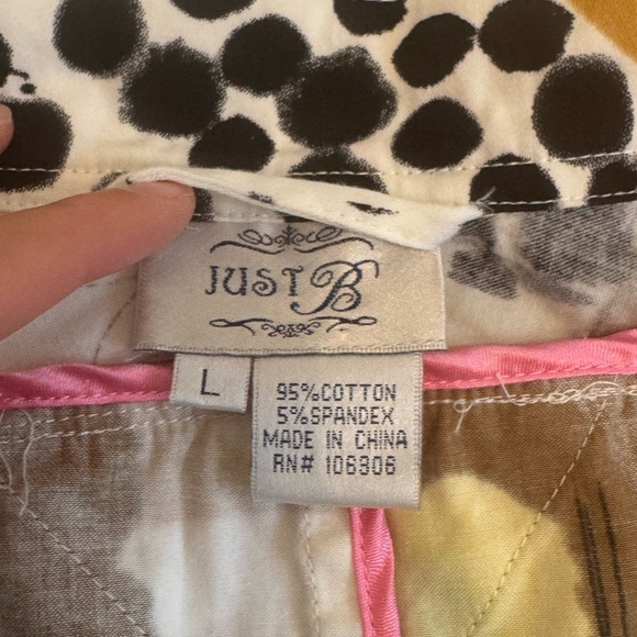 Just B Abstract Puff Sleeve Statement Jacket Size L - Picture 7 of 7